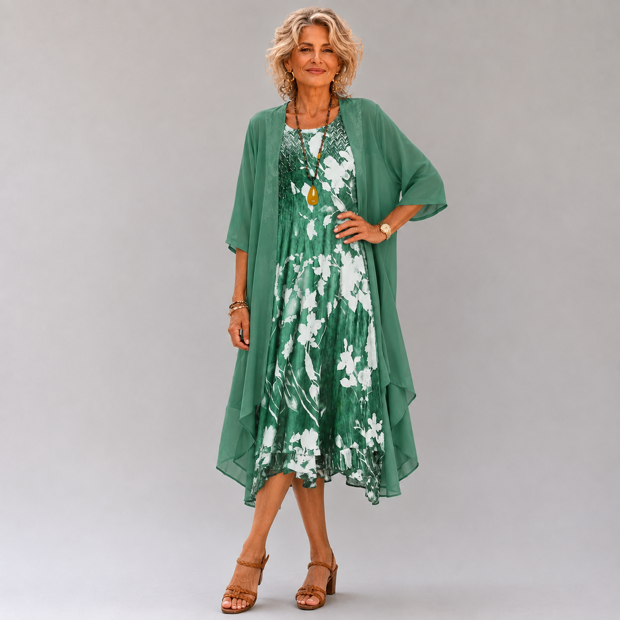 Mariana™ Floral Cardigan Dress