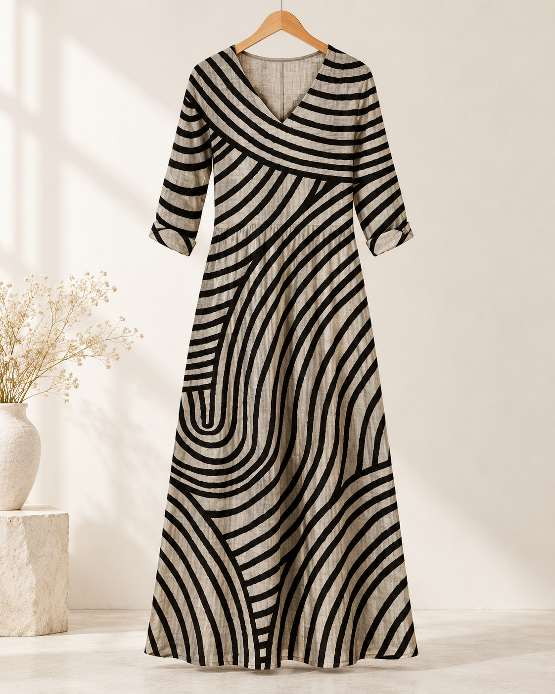 AYLA | Vintage Striped Dress
